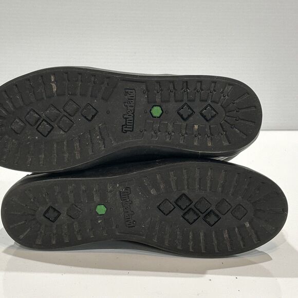 Timberland Women 8.5 Dausette A1KLO Black Nubuck Leather High Top Sneakers - Picture 4 of 13